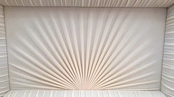 Head Panel with Sunburst Pleat