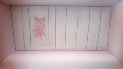 Head Panel with embroidered Silk Rose